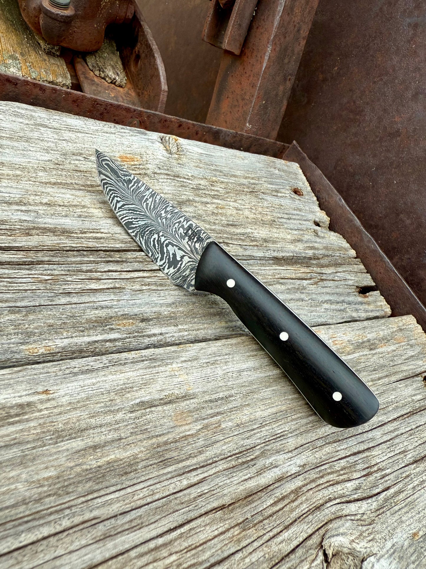 Feather Damascus EDC