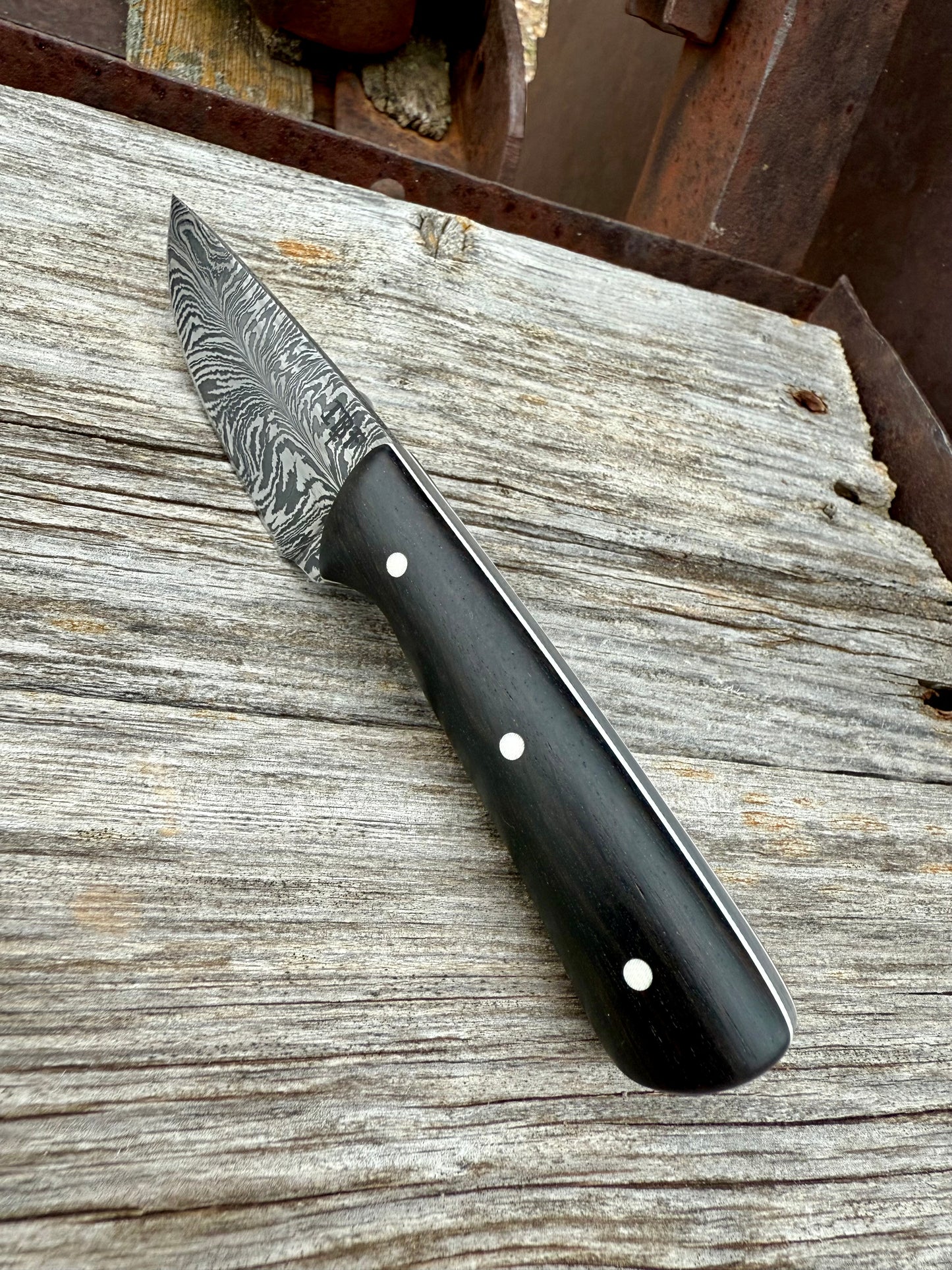 Feather Damascus EDC