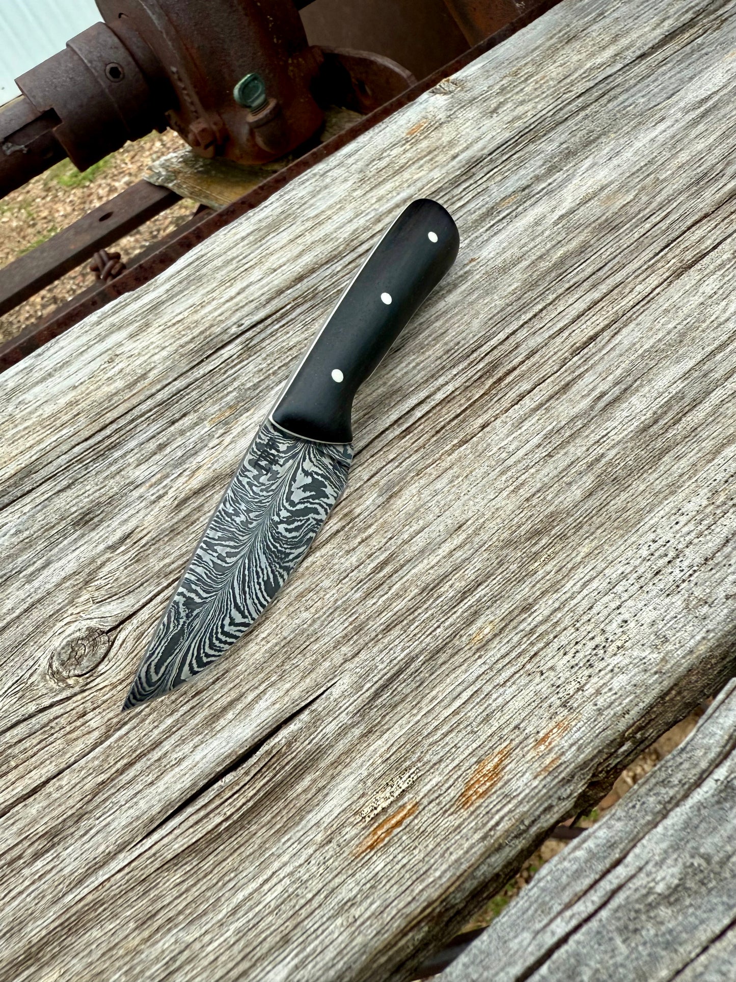 Feather Damascus EDC