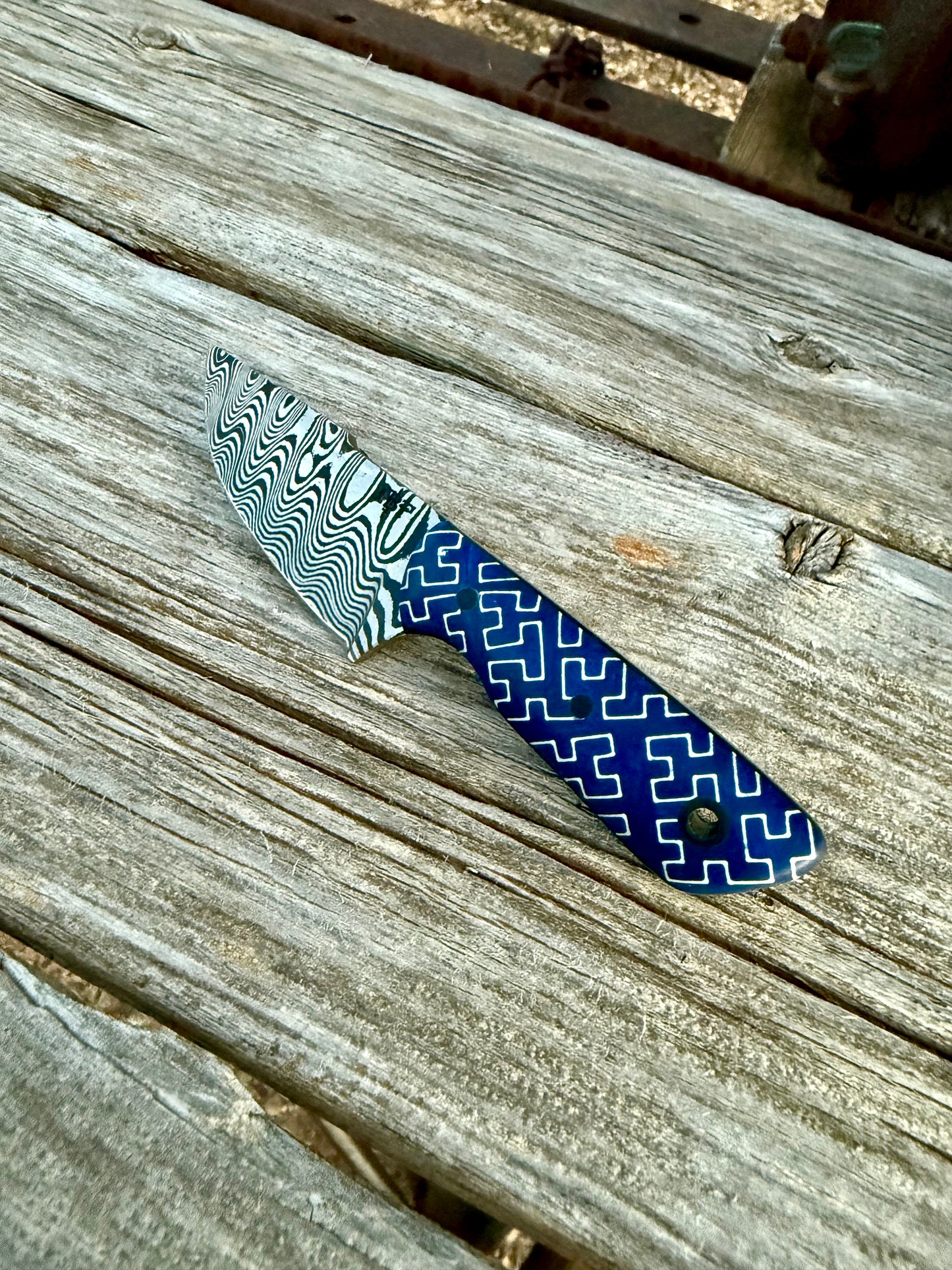 Mini edc mosaic handle