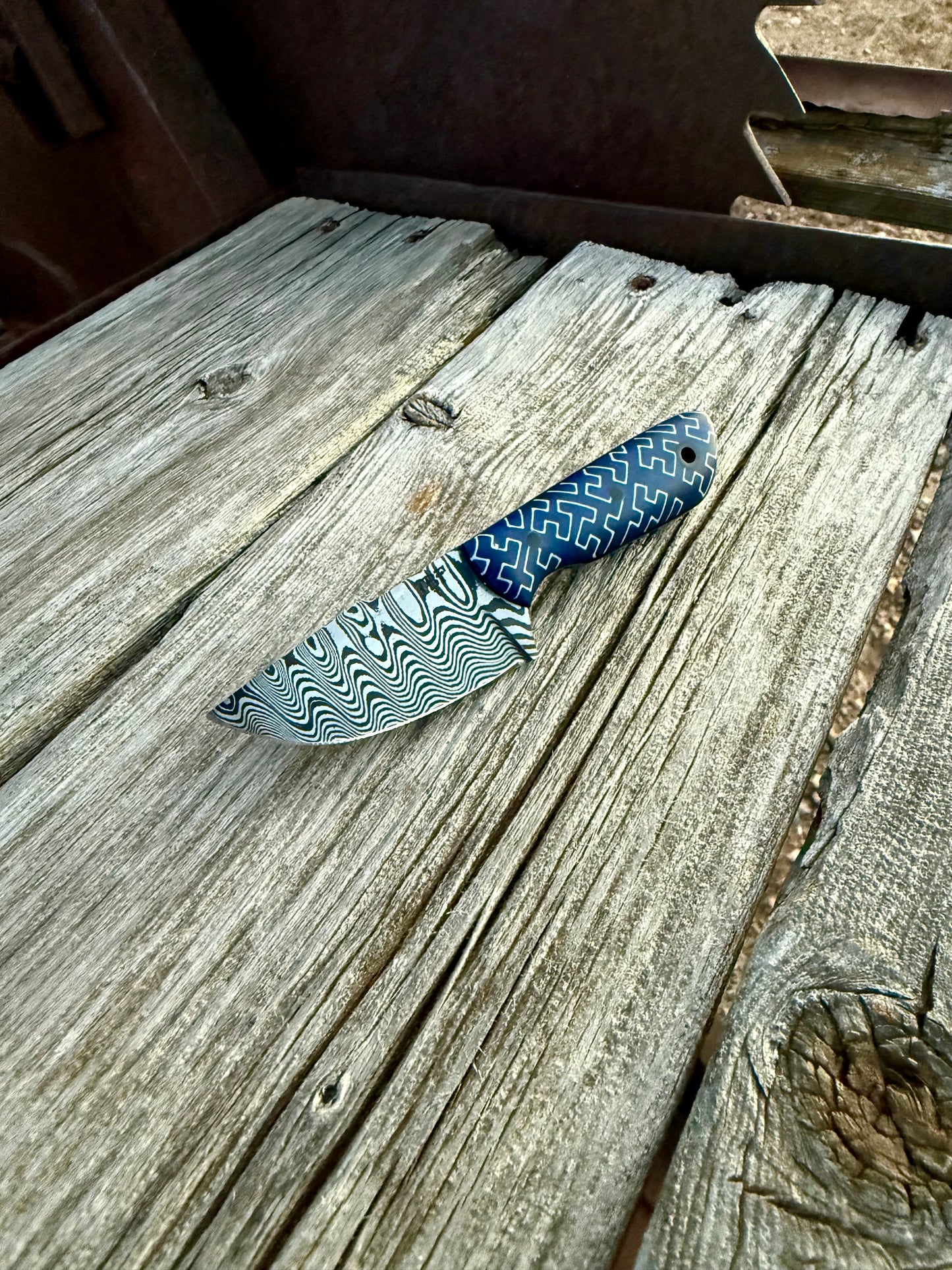 Mini edc mosaic handle