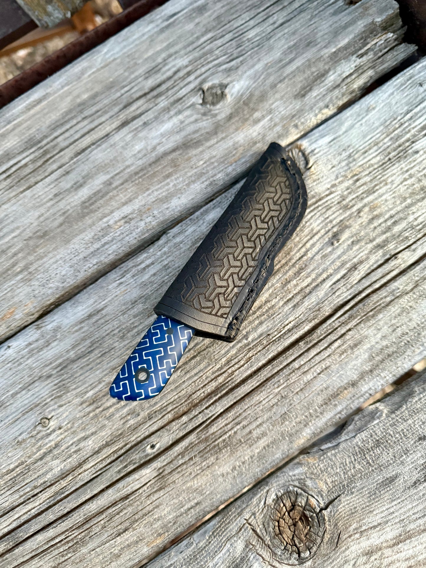 Mini edc mosaic handle