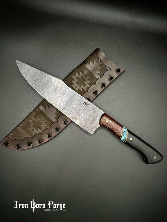 1100 Layer Damascus Chef Knife